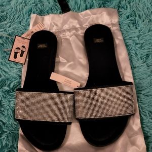 Victoria's Secret rhinestone slippers